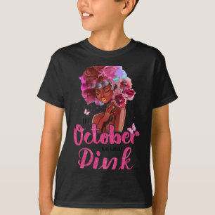 Camiseta Sensibilização Para O Cancer Da Mama Em Outubro Ve