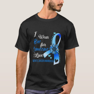Camiseta Sensibilização para o Cancer da próstata Eu Visto 