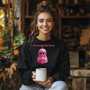 Camiseta Sensibilização para o cancer de ataque de saco azu