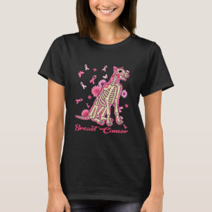 Camiseta Sensibilização para o Cancer Doberman Sugar Skul