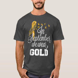 Camiseta Sensibilização para o Cancer infantil Em setembro 