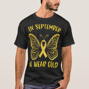 Camiseta Sensibilização para o Cancer infantil Em setembro
