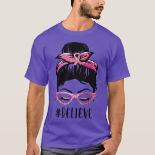 Camiseta Sensibilização para o Cancer Mama Guerreiro Armado