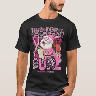 Camiseta Sensibilização para o Cancer - o natal leopardo cu