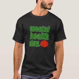 Camiseta Sensibilização para o Dia da Saúde Mental Suporte