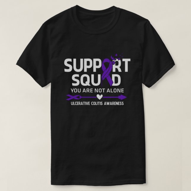 Camiseta Sensibilização para o esquadrão de suporte do guer (Frente do Design)