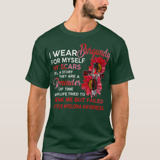 Camiseta Sensibilização para o Mieloma Múltiplo Eu Visto Bo