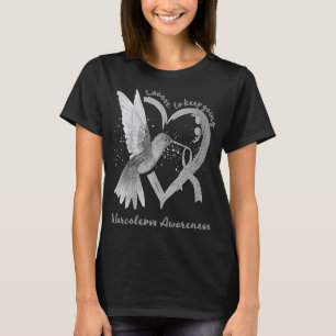 Camiseta Sensibilização para o narcolépsia Semicolão de Bri