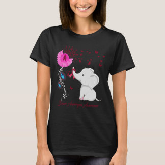 Camiseta Sensibilização para o neurismo do cérebro de elefa