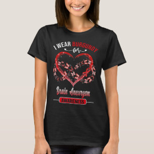 Camiseta Sensibilização para o neurismo Eu Visto borboleta