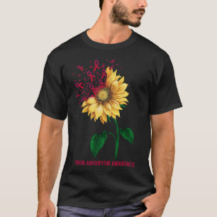Camiseta Sensibilização para o neurismo Girassol