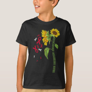 Camiseta Sensibilização para o neurismo Gráfico de apoio à