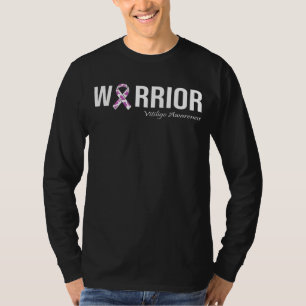 Camiseta Sensibilização para o Ribbonvitiligo Um Mo de Sens
