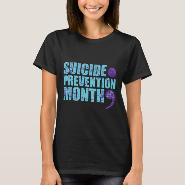 Camiseta Sensibilização para o Suicídio (Frente)