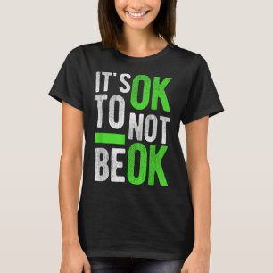 Camiseta Sensibilização Para O Suicídio Da Saúde Mental Dão