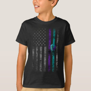 Camiseta Sensibilização para o suicídio na América do Sinal