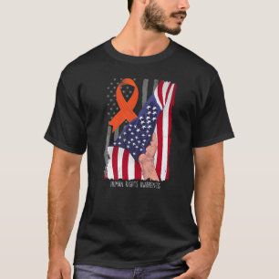 Camiseta Sensibilização para os Direitos Humanos Vintage Fl