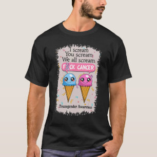 Camiseta Sensibilização para os transexuais Sorvetes bonito