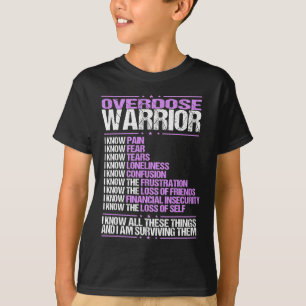 Camiseta Sensibilização Para Sobredosagem Eu Conheço Sobrev