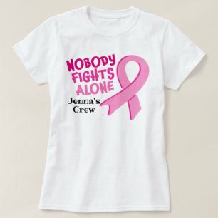 Camiseta Sensibilização Personalizada para o Cancer da Mama