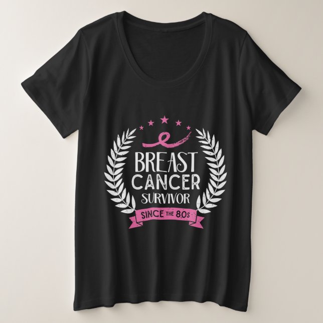 Camiseta Sensibilização Personalizada para Sobrevivência do (Frente do Design)
