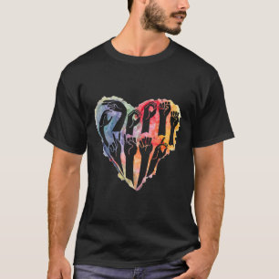 Camiseta Sensibilização Seja Amável, Asl Anti-Bullying Card