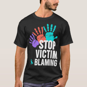 Camiseta Sensibilização sexual para agressão interromperá v