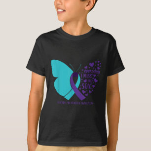 Camiseta Sensibilização Suicida Filho Oferece Memória Adorá