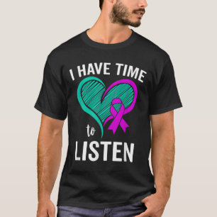 Camiseta Sensibilização Suicida Fita Saúde Mental