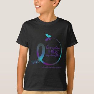 Camiseta Sensibilização Suicida Oferece Filha Prevenção Sui