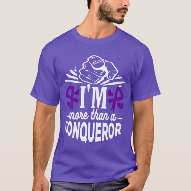 CAMISETA SENSIBILIZAÇÃO SUICIDA, SOU MAIS DO QUE UM CONQUER (Frente)