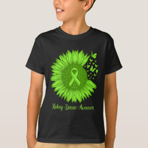 Camiseta Sensibilização Sunflower Mãe Fita Verde