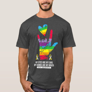 Camiseta Sensibilização surda surdez surdez surdez audição