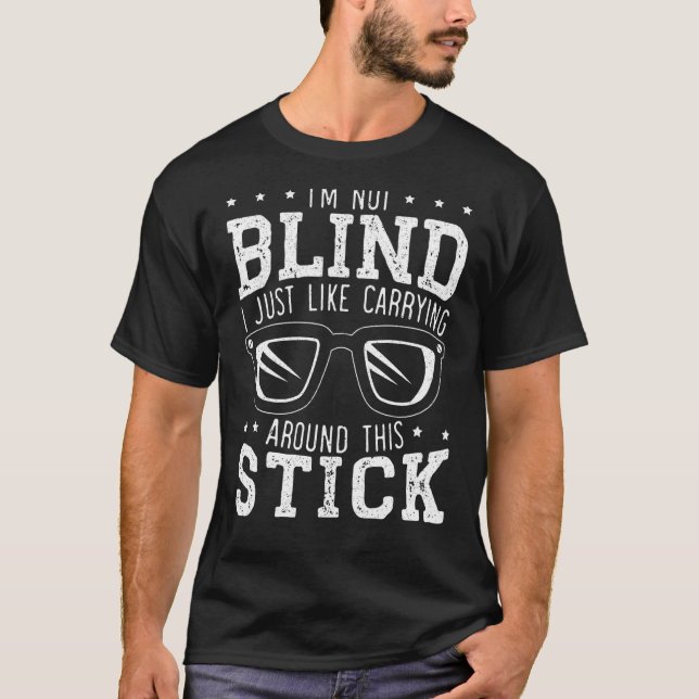 Camiseta Sensibilização visual cega em Braille com deficiên (Frente)