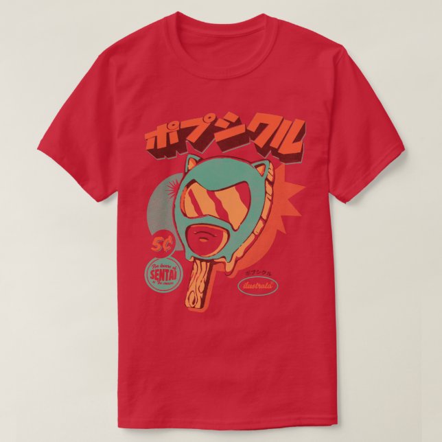 Camiseta Sentai Ice Pop (Frente do Design)
