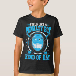 Camiseta Sente como um dia de caixa de penalidade Máscara d