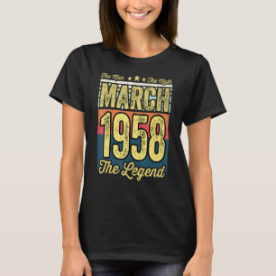 Camiseta Sente-se 63º aniversário O Homem O Mito A Lenda Ma