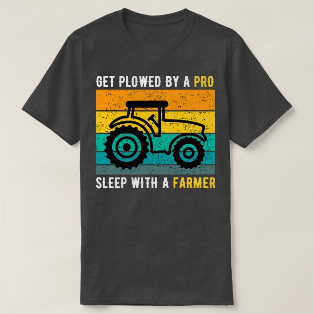 Camiseta Sente-Se Com Um Sono Pró Com Um Farmer Engraçado (Frente do Design)