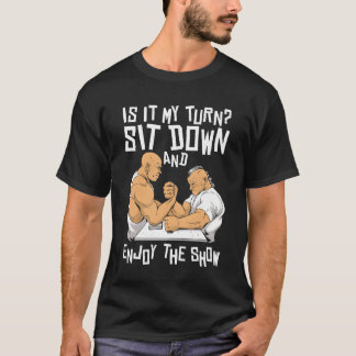 Camiseta Sente-se e Desfrute do Espectáculo Exercitador Bra