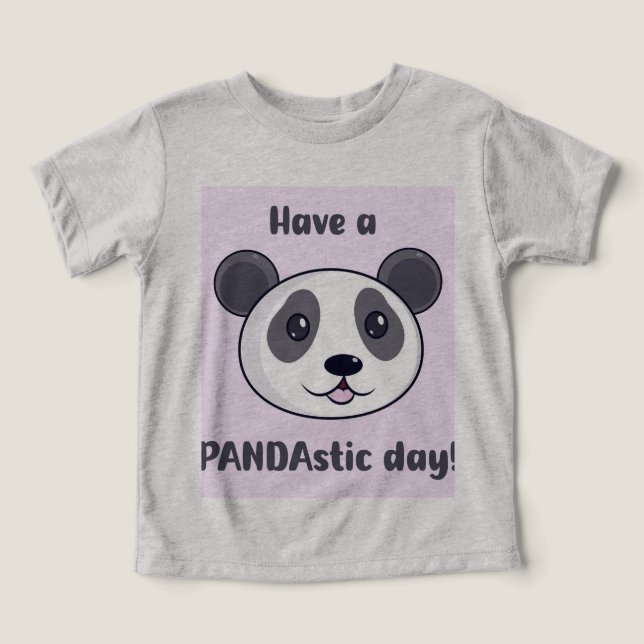 Camiseta Sente-Se Pandástico Hoje! (Design frontal)