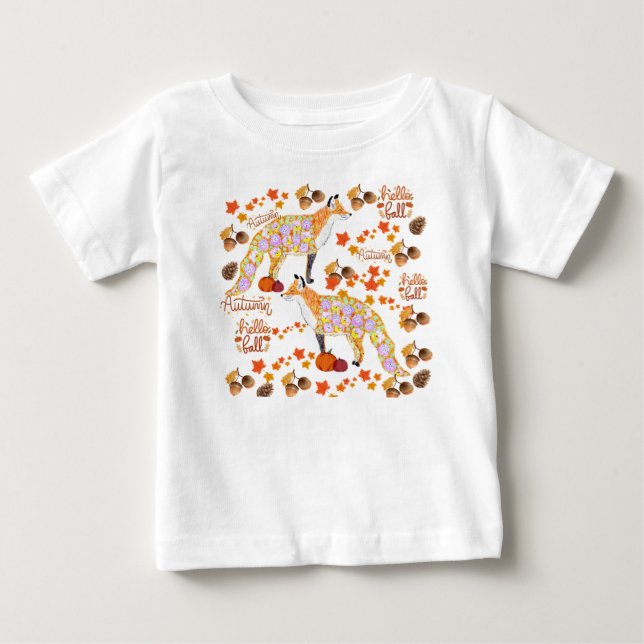 Camiseta Sentimento de outono/ outono de Foxy (Frente)