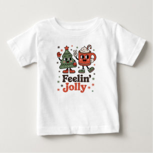 Camiseta Sentimento Natalino Retrô Alegre Férias Vintage