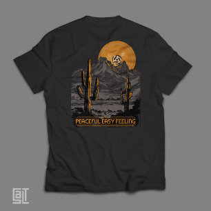 Camiseta Sentimento Pacífico Fácil - Vinil Deserto Sunset C
