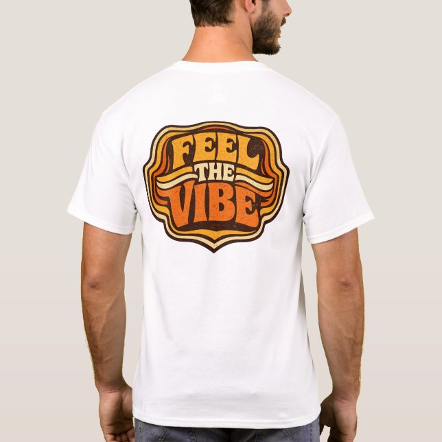 Camiseta Sentimento retrô vibre (Verso)