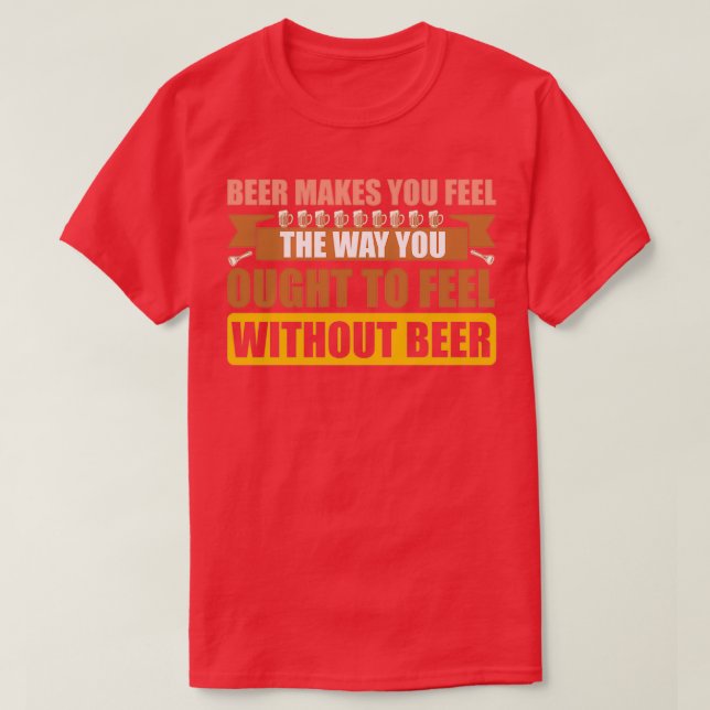 Camiseta Sentimentos da Cerveja (Frente do Design)