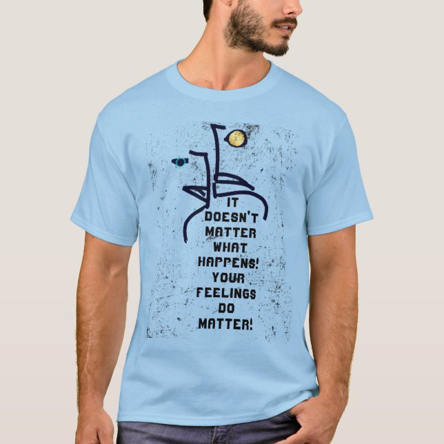 CAMISETA SENTIMENTOS IMPORTAM CAMISAS-T! (Frente)