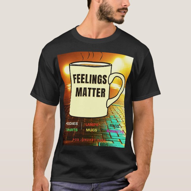 CAMISETA SENTIMENTOS IMPORTANTES, T-SHIRT! (Frente)