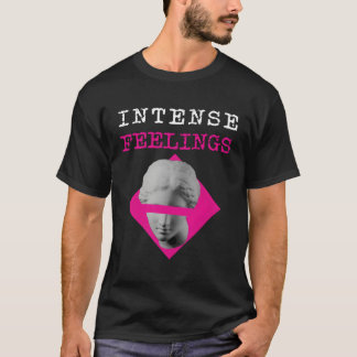 Camiseta Sentimentos Intensos de Onda Sintética Vaporwave