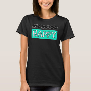 Camiseta Sentimentos Positivos Satisfatórios Sentidos Emoci