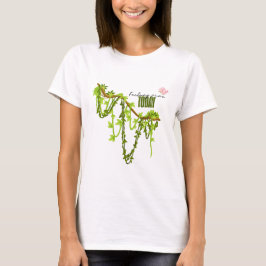 Camiseta Sentindo a Videira Hoje (Punho Gráfico) Humor da S